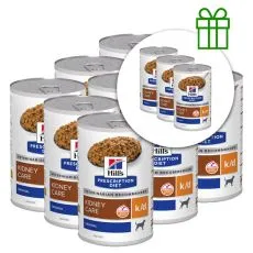 Hill's Prescription Diet Canine k/d 350 g, 9+3 GRATIS