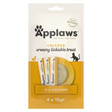 Applaws Chicken Creamy Lickable Treat przysmak dla kotów 4 x 15 g