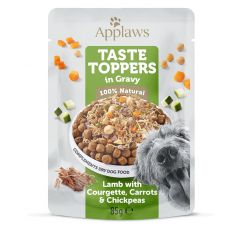 Saszetka Applaws Dog Taste Toppers w sosie jagnięcina, cukinia, marchew i ciecierzyca 85 g