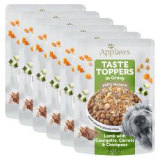 Saszetka Applaws Dog Taste Toppers w sosie jagnięcina, cukinia, marchew i ciecierzyca 6 x 85 g