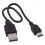 Dog Fantasy USB LED Nylonowa świecąca smycz pomarańczowa 39 cm