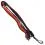 Dog Fantasy USB LED Świecące smycze do biegania pomarańczowe 180-250 cm