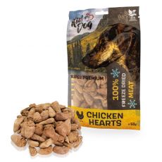 Kid Dog Super Premium 100% Serduszka z kurczaka liofilizowane 50 g