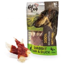 Kid Dog Super Premium 100% Pierś z kaczki na uchu królika 150 g