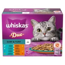 Whiskas Duo Surf & Turf w galarecie 12 x 85 g