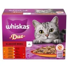 Whiskas Duo Klasyczne menu w galaretce 12 x 85 g