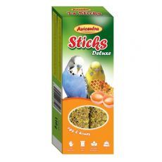 Avicentra Deluxe pałeczki dla papużek falistych - jajko i miód, 2 szt.