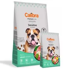 Calibra Dog Premium Line Sensitive 12 + 3 kg GRATIS