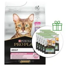 PURINA PRO PLAN CAT DELICATE DIGESTION Turkey 10 kg + 10 x saszetka Sterilised ZA DARMO