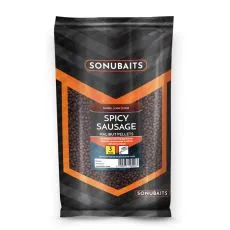 Sonubaits Spicy Sausage Halibut Pellets 8mm/900g