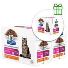Hill's Prescription Diet GI Biome Karma wspierająca trawienie dla kot&oacute;w 12 x 85 g, 2+1 GRATIS