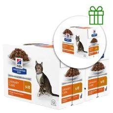Hill's Prescription Diet s/d Saszetka Urinary Care dla kot&oacute;w 12 x 85 g, 2+1 GRATIS