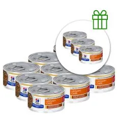 Hill's Prescription Diet Feline Stew c/d Urinary Stress with Chicken & Vegetables 82 g, 9+3 GRATIS
