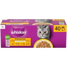 Whiskas saszetka Uczta drobiowa w galaretce 40 x 85 g