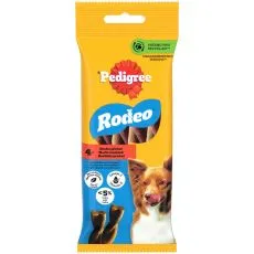 Pedigree Rodeo przysmak dla ps&oacute;w z wołowiną 4 szt. / 70 g
