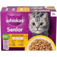 Whiskas saszetka Senior Drobiowa uczta w galaretce 12 x 85 g