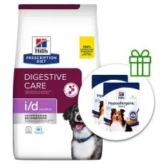 Hill's Prescription Diet Canine i/d Sensitive AB+ 12 kg + 2x przekąski GRATIS
