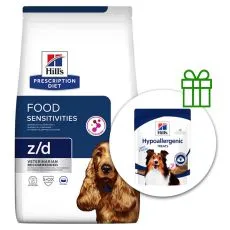 Hill's Prescription Diet Canine z/d AB+ 3 kg + przekąski GRATIS
