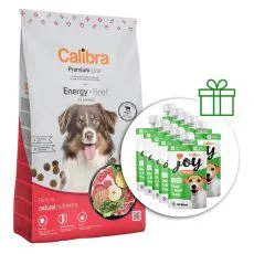 Calibra Dog Premium Line Energy Beef 12 kg + 10 x przekąski GRATIS