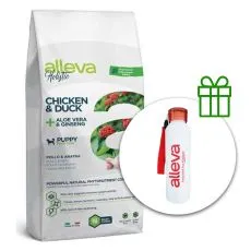 Alleva HOLISTIC dog puppy & junior maxi kurczak 12 kg + butelka termiczna GRATIS