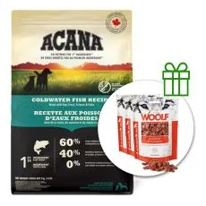 ACANA Coldwater Fish Recipe 11,4 kg + 3x przekąski GRATIS