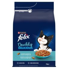 Felix Doubly Delicious karma dla kot&oacute;w łosoś, ryby morskie 3 kg