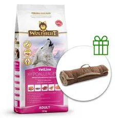WOLFSBLUT VetLine Hypoallergenic 12 kg + Koc podr&oacute;żny GRATIS