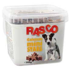 RASCO przysmaki dka psów - mini gwiazdki z wapniem, 500 g
