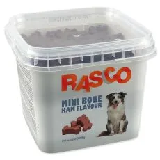 RASCO przysmak dla ps&oacute;w - mini kosteczki z szynką, 500 g
