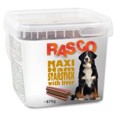 RASCO przysmak dla psa- szynkowe gwiazdki maksi z wątrobą, 700 g