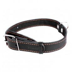 COLLAR skórzana obroża dla psa czarna 38 - 50cm, 25mm
