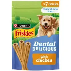 FRISKIES Dental Delicious Medium - 7 szt., 200g