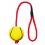 Gumowa, piankowa piłka na sznurku - 6cm