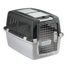 Plastikowy transporter Trixie GULLIVER 4 - ciemnopopielaty, 72 x 52 x 51 cm