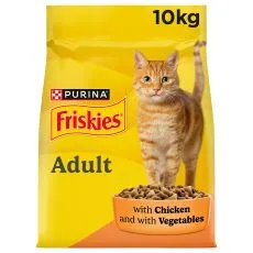 FRISKIES z mięsem z kurczaka i warzywami 10kg