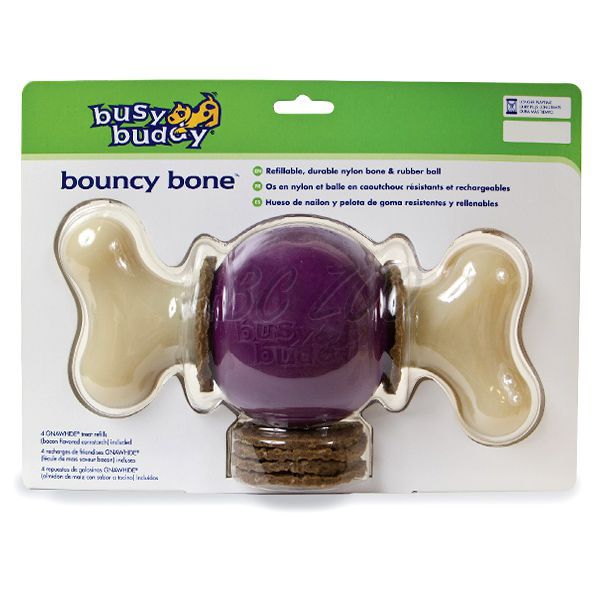 Busy Buddy Bouncy Bone Dog Toy Small