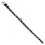 Świecąca sk&oacute;rzana obroża z gwiazdkami, czarna 27 - 36cm, 15mm