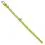 Świecąca sk&oacute;rzana obroża z gwiazdkami, zielona 30 - 39cm, 20mm