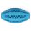 Zabawka dla psa - piłka rugby, niebieska 11 cm