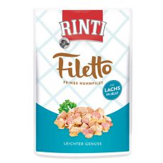 Saszetka RINTI Filetto kurczak + łosoś, 100g