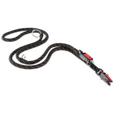 Smycz dla psa Sport Reflex nylonowa, czarna