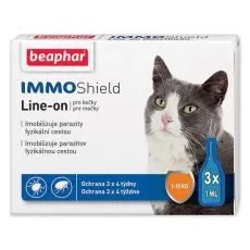 BEAPHAR IMMO SHIELD Line-on KOT 3 x 1 ml