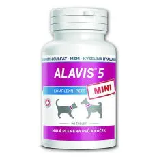 ALAVIS 5 MINI Preparat na stawy dla ps&oacute;w i kot&oacute;w - 90 tab.