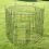 Kojec Dog Park Black Lux 6-elementowy, XL - 61 x 106 cm
