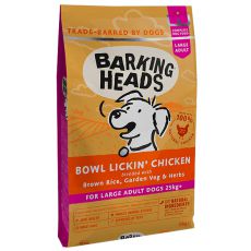 BARKING HEADS Bowl Lickin’ Chicken ADULT LARGE BREED 12 kg
