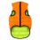 Kamizelka AiryVest Colar pomarańczowo-zielona, S 30
