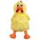 Pluszowy,  piszczący, żółty kurczak, 38 cm