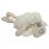 Pluszowa, piszcząca biała owieczka, 35 cm
