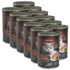 Konserwa dla kot&oacute;w Leonardo - z wątrobą 12 x 400g