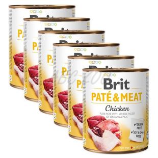 Konserwa Brit Paté & Meat Chicken 6 x 800 g